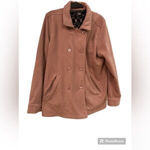 Christopher & Banks Pink Corduroy Coat